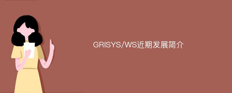 GRISYS/WS近期发展简介